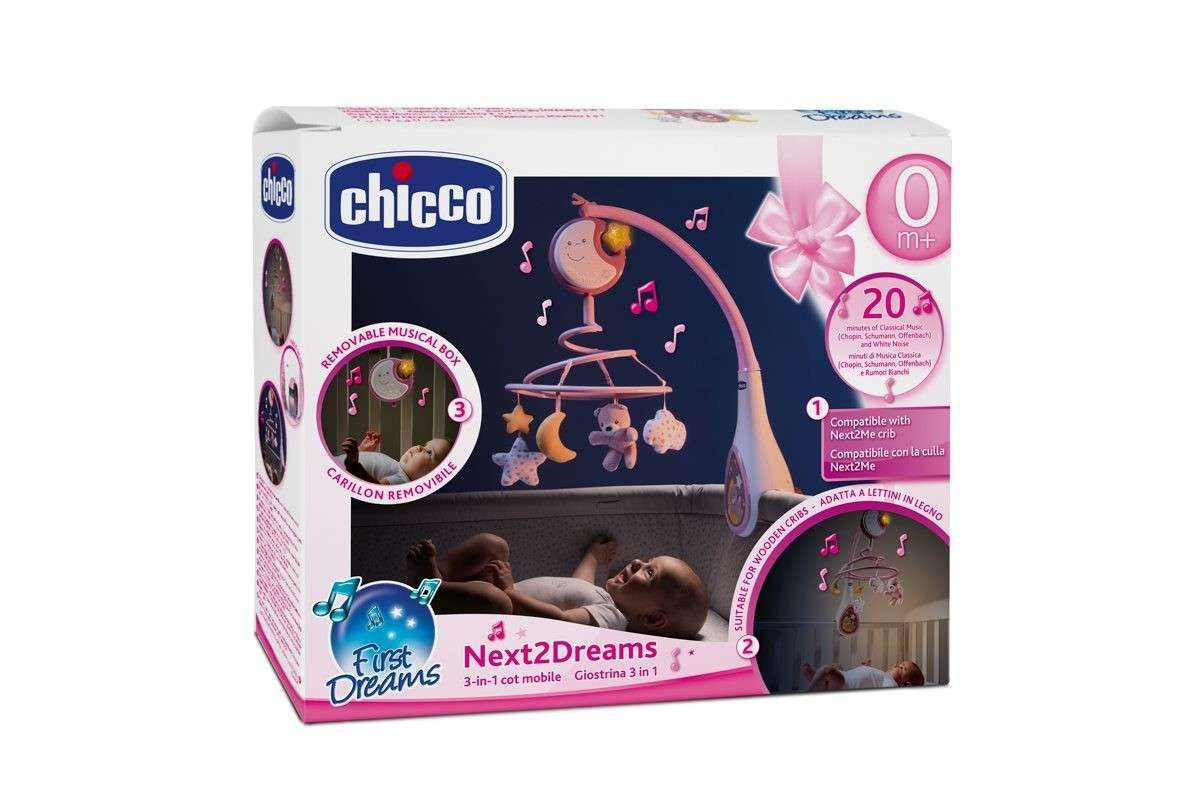 Chicco karuzela Next2Dreams multimedialna różowa Chicco karuzela Next2Dreams multimedialna różowa
