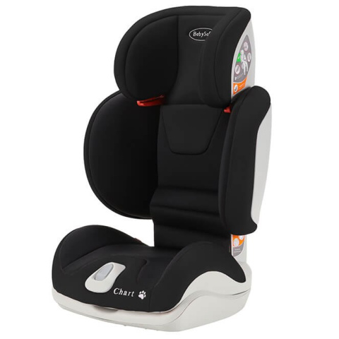 Fotelik samochodowy 15-36 kg BabySafe Chart Black Fotelik samochodowy 15-36 kg BabySafe Chart Black