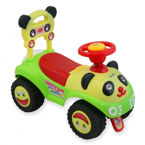 Jeździk pojazd Baby Mix Panda UR-7601 Green/Red