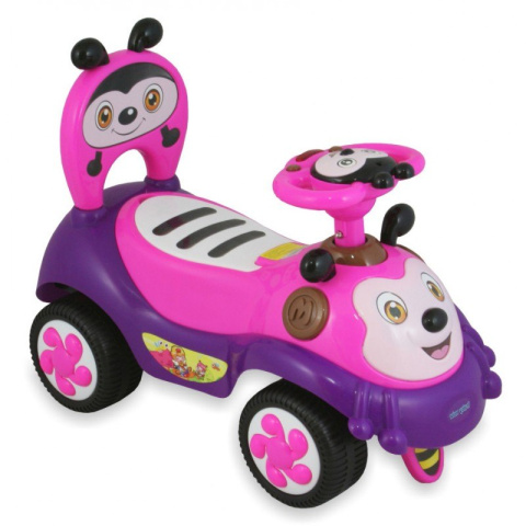 Jeździk pojazd Baby Mix Happy Bee UR-7625 Pink