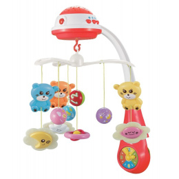 Karuzelka dla Dzieci Baby Mix FS-35604 Red Projektor