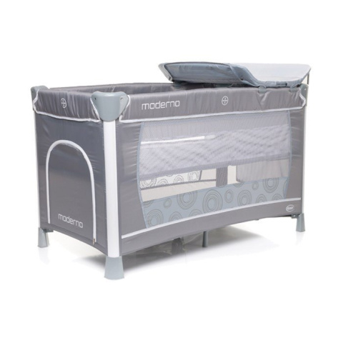 Łóżeczko turystyczne 120x60 4Baby Moderno Grey Łóżeczko turystyczne 120x60 4Baby Moderno Grey
