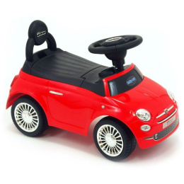 Pojazd dla dzieci jeździk Baby Mix Fiat 500 HZ620 red