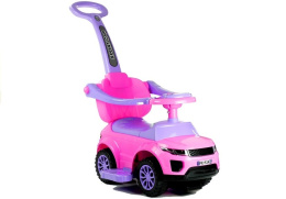 Pojazd dla dzieci jeździk z pchaczem Lean Toys 614W różowy 12m+