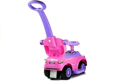 Pojazd dla dzieci jeździk z pchaczem Lean Toys 614W różowy 12m+ Pojazd dla dzieci jeździk z pchaczem Lean Toys 614W różowy 12m+