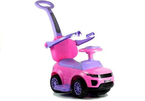 Pojazd dla dzieci jeździk z pchaczem Lean Toys 614W różowy 12m+ Pojazd dla dzieci jeździk z pchaczem Lean Toys 614W różowy 12m+