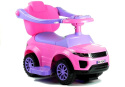 Pojazd dla dzieci jeździk z pchaczem Lean Toys 614W różowy