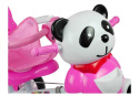 Rowerek trójkołowy Lean Toys 2808 Panda Różowy