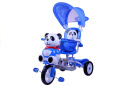 Rowerek trójkołowy Lean Toys 2809 Panda Niebieski