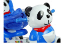 Rowerek trójkołowy Lean Toys 2809 Panda Niebieski
