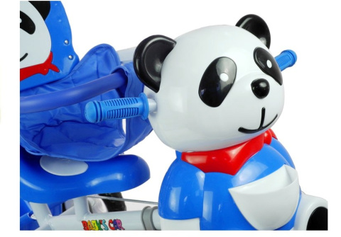 Rowerek trójkołowy Lean Toys 2809 Panda Niebieski Rowerek trójkołowy Lean Toys 2809 Panda Niebieski
