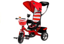 Rowerek trójkołowy dla dzieci Lean Toys PRO 300 Red