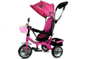 Rowerek trójkołowy dla dzieci Lean Toys PRO 300 Pink