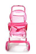 Wózek dla lalek Baby Mix ME-9366T-M1422W spacerówka
