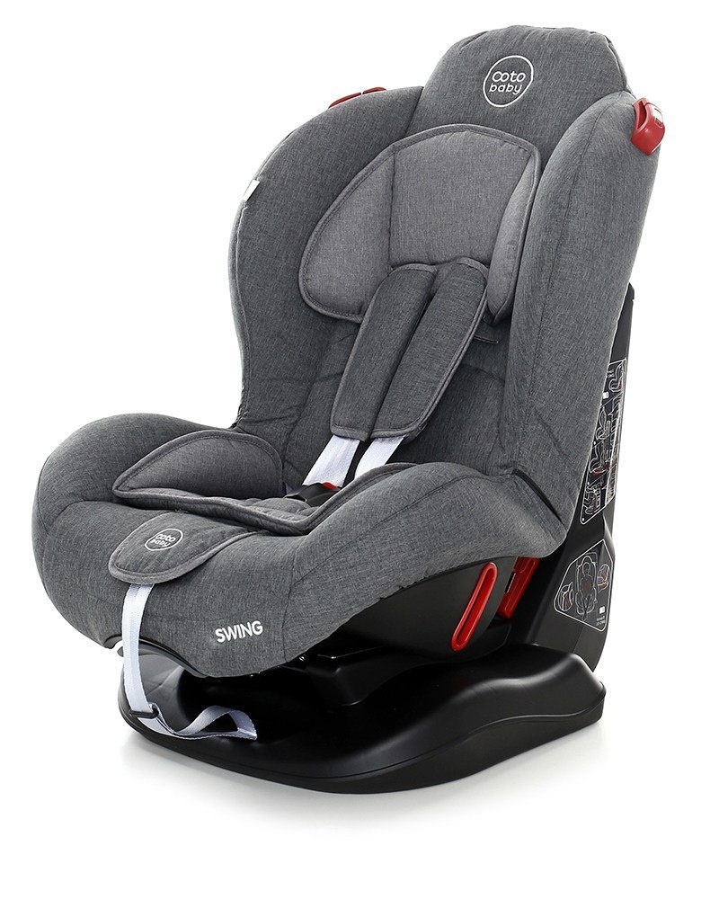 Fotelik samochodowy 9-25 kg Coto Baby Swing Dark Grey Melange Fotelik samochodowy 9-25 kg Coto Baby Swing Dark Grey Melange