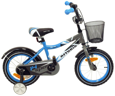 Rowerek dla dzieci Baby Mix R-999G-14" Blue