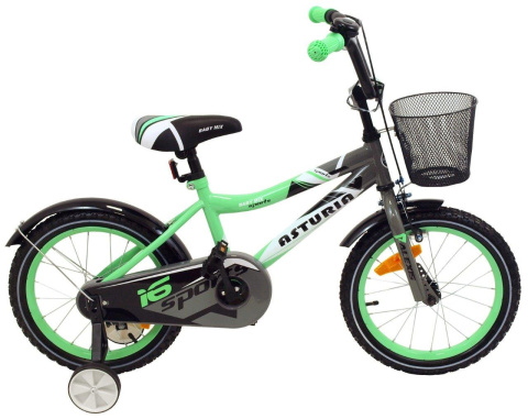 Rowerek dla dzieci Baby Mix R-999G-14" Green