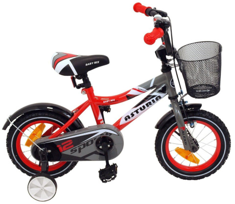 Rowerek dla dzieci Baby Mix R-999G-14" Red