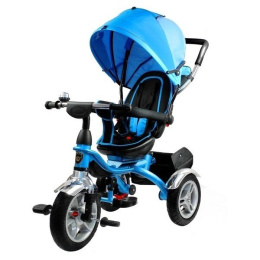 Rowerek trójkołowy Lean Toys PRO500 niebieski