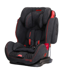 Fotelik samochodowy 9-36 kg Coletto Sportivo Isofix Black New