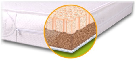 Materac Goo-Goo 08 kokos-latex 120x60x10 2-stronny Materac Goo-Goo 08 kokos-latex 120x60x10 2-stronny