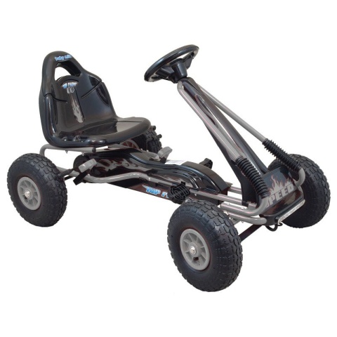 Pojazd na pedały Gokart Baby Mix UR-GA815 Grey