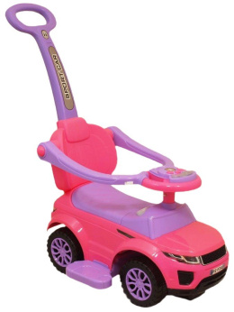 Pojazd z dźwiękiem pchacz Baby Mix UR-HZ614W Pink