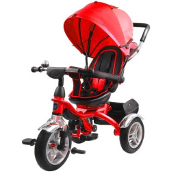 Rowerek trójkołowy Lean Toys PRO500 czerwony