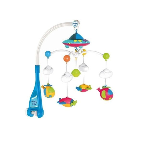 Karuzela dla dzieci Baby Mix HS-7225 na pilota z projektorem Karuzela dla dzieci Baby Mix HS-7225 na pilota z projektorem
