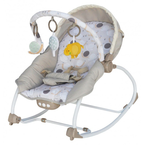 Leżaczek niemowlęcy Baby Mix BR212-18 Grey