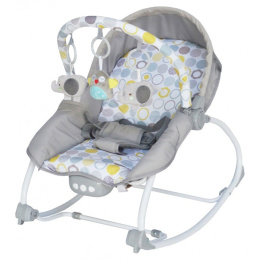 Leżaczek niemowlęcy Baby Mix BR212-852 Grey
