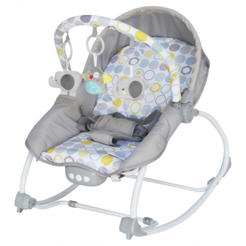 Leżaczek niemowlęcy Baby Mix BR212-852 Grey Leżaczek niemowlęcy Baby Mix BR212-852 Grey