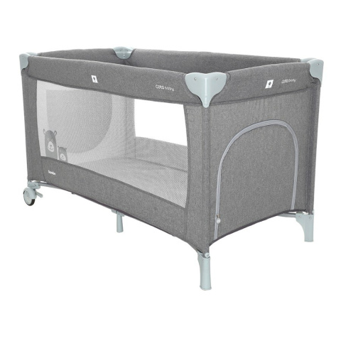 Łóżeczko turystyczne 120x60 Coto Baby Samba Dark Grey Linen Łóżeczko turystyczne 120x60 Coto Baby Samba Dark Grey Linen