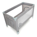 Łóżeczko turystyczne 120x60 Coto Baby Samba Dark Grey Linen