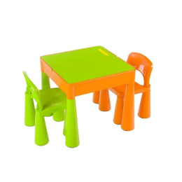 Zestaw mebli Tega Mamut Stolik + 2 krzesła green/orange