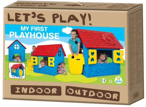 Domek dziecięcy Dohany My First Play House blue 2l+ Domek dziecięcy Dohany My First Play House blue 2l+