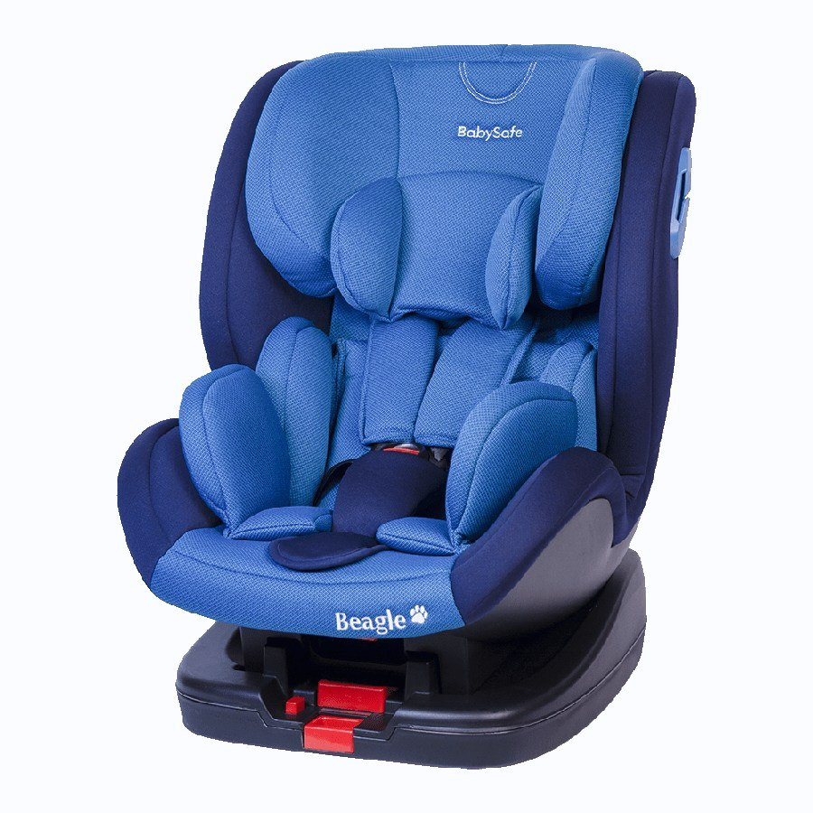 Fotelik samochodowy 0-25 kg BabySafe Beagle ISOFIX blue