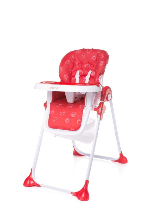 Krzesełko do karmienia 4Baby Decco Red Krzesełko do karmienia 4Baby Decco Red