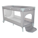 Łóżeczko turystyczne 120x60 Coto Baby Samba Grey Linen