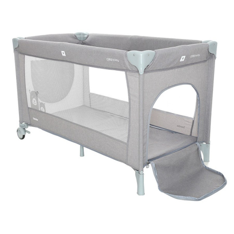 Łóżeczko turystyczne 120x60 Coto Baby Samba Turquoise Linen Łóżeczko turystyczne 120x60 Coto Baby Samba Turquoise Linen
