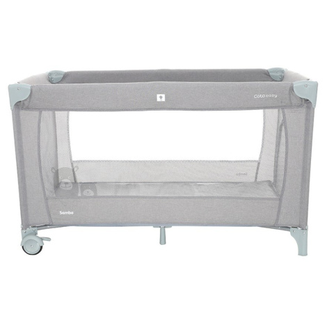 Łóżeczko turystyczne 120x60 Coto Baby Samba Turquoise Linen Łóżeczko turystyczne 120x60 Coto Baby Samba Turquoise Linen