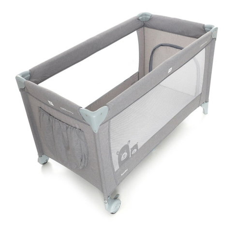 Łóżeczko turystyczne 120x60 Coto Baby Samba Turquoise Linen Łóżeczko turystyczne 120x60 Coto Baby Samba Turquoise Linen