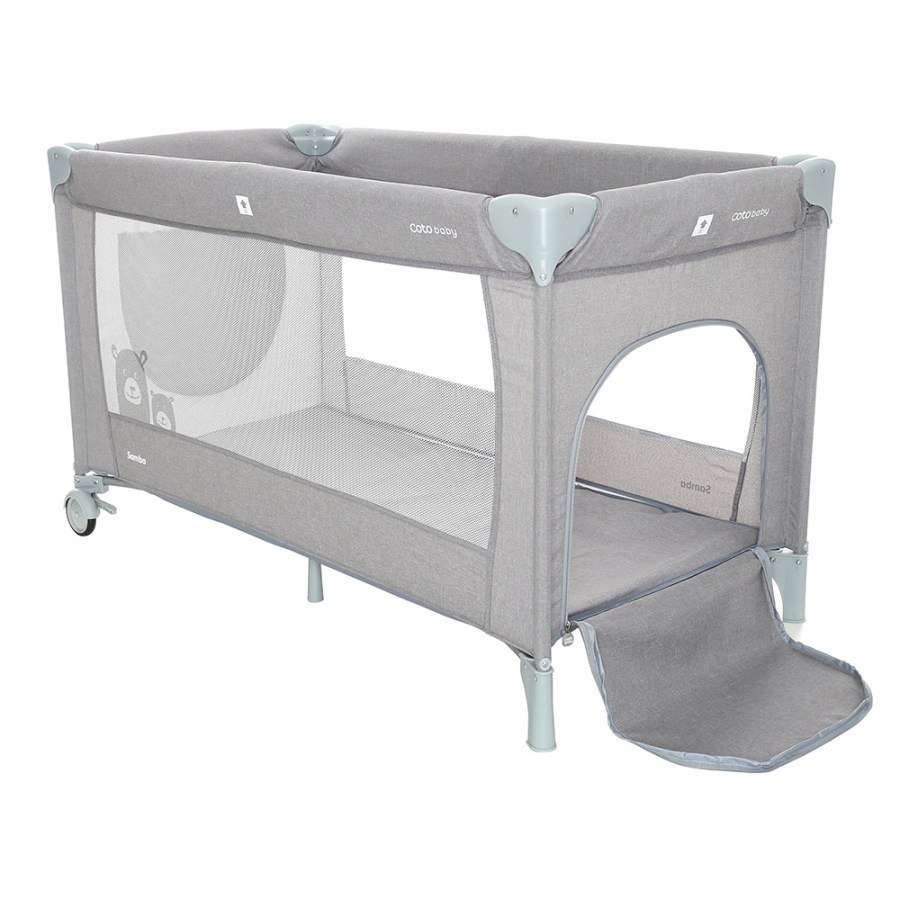 Łóżeczko turystyczne 120x60 Coto Baby Samba Jeans Linen Łóżeczko turystyczne 120x60 Coto Baby Samba Jeans Linen