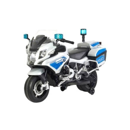 Motocykl na akumulator Baby Mix BMW Policja White