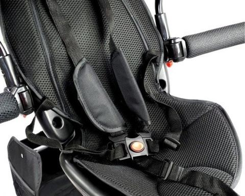 Rowerek trójkołowy Lean Toys PRO500 czarny 6m+