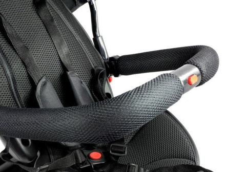 Rowerek trójkołowy Lean Toys PRO500 czarny 6m+