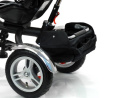 Rowerek trójkołowy Lean Toys PRO500 czarny 6m+