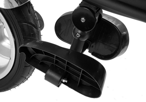 Rowerek trójkołowy Lean Toys PRO500 czarny 6m+