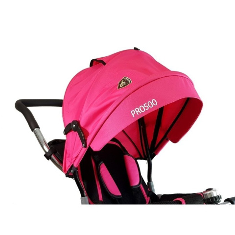 Rowerek trójkołowy Lean Toys PRO500 różowy