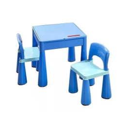 Zestaw mebli Tega Mamut Stolik + 2 krzesła blue